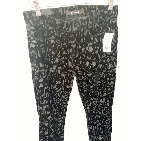 J BRAND Velvet Brocade High-Waist Skinny Dress Pants Size 28 - Picture 8 of 14
